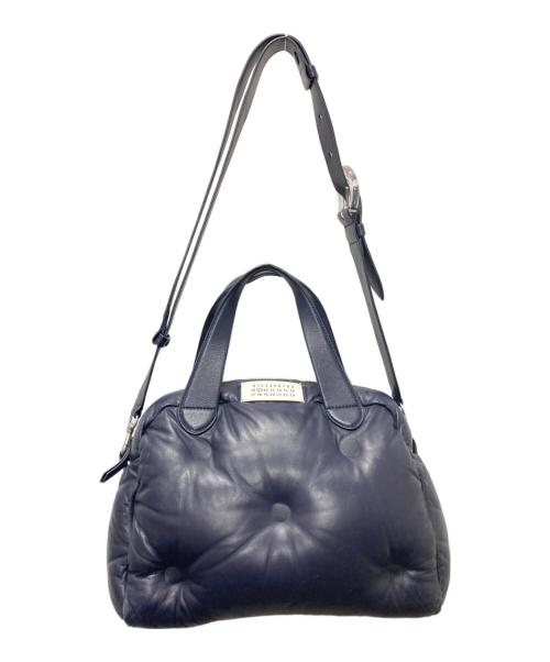 Maison Margiela（メゾンマルジェラ）Maison Margiela (メゾンマルジェラ) 2Way Glam Slam Bag ネイビーの古着・服飾アイテム