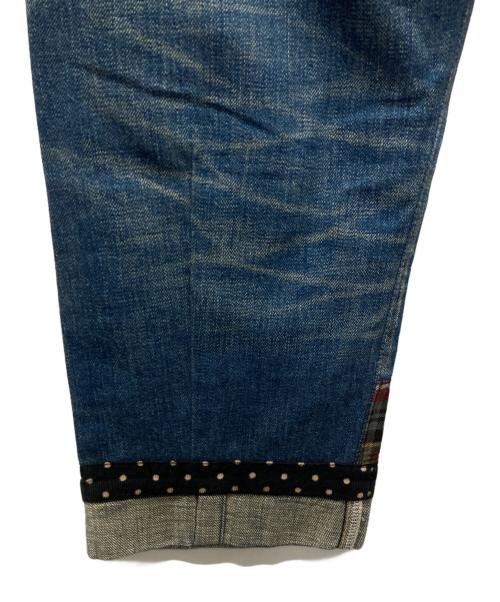JUNYA WATANABE COMME des GARCONS（(ジュンヤワタナベ コムデギャルソン）JUNYA WATANABE COMME des GARCONS ((ジュンヤワタナベ コムデギャルソン) パッチワークデニムパンツ インディゴ サイズ:Sの古着・服飾アイテム