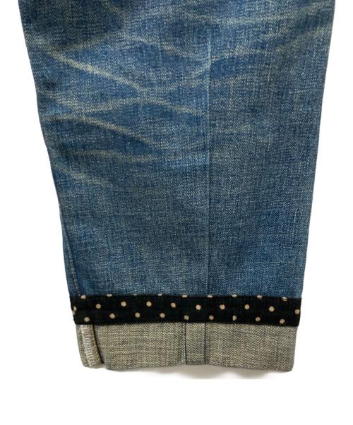 JUNYA WATANABE COMME des GARCONS（(ジュンヤワタナベ コムデギャルソン）JUNYA WATANABE COMME des GARCONS ((ジュンヤワタナベ コムデギャルソン) パッチワークデニムパンツ インディゴ サイズ:Sの古着・服飾アイテム