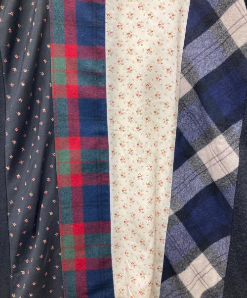 JUNYA WATANABE COMME des GARCONS（(ジュンヤワタナベ コムデギャルソン）JUNYA WATANABE COMME des GARCONS ((ジュンヤワタナベ コムデギャルソン) パッチワーク 長袖 クルーネック カットソー ブラック サイズ:Sの古着・服飾アイテム