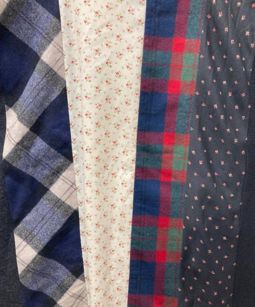 JUNYA WATANABE COMME des GARCONS（(ジュンヤワタナベ コムデギャルソン）JUNYA WATANABE COMME des GARCONS ((ジュンヤワタナベ コムデギャルソン) パッチワーク 長袖 クルーネック カットソー ブラック サイズ:Sの古着・服飾アイテム