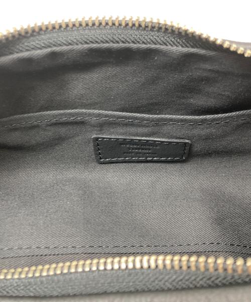 TIDE WAY（タイドウェイ）TIDE WAY (タイドウェイ) WOODY HOUSE レザーショルダーバッグ ブラックの古着・服飾アイテム