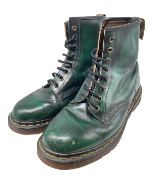 Dr.Martens（ドクターマーチン）Dr.Martens (ドクターマーチン) 8ホールブーツ グリーン サイズ:7 1/2の古着・服飾アイテム