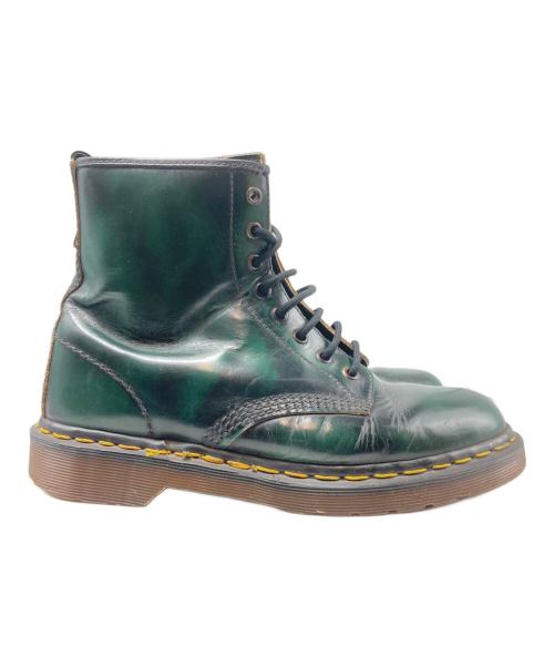 Dr.Martens（ドクターマーチン）Dr.Martens (ドクターマーチン) 8ホールブーツ グリーン サイズ:7 1/2の古着・服飾アイテム