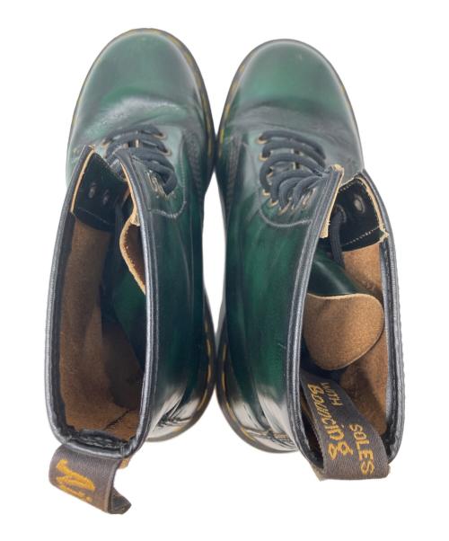 Dr.Martens（ドクターマーチン）Dr.Martens (ドクターマーチン) 8ホールブーツ グリーン サイズ:7 1/2の古着・服飾アイテム