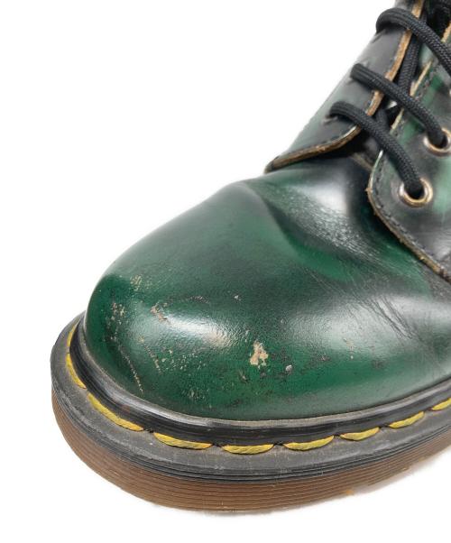 Dr.Martens（ドクターマーチン）Dr.Martens (ドクターマーチン) 8ホールブーツ グリーン サイズ:7 1/2の古着・服飾アイテム