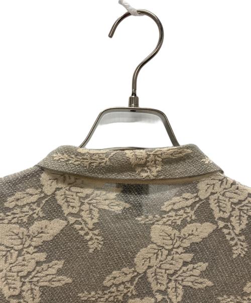 6(ROKU) BEAUTY&YOUTH（ロク ビューティーアンドユース）6(ROKU) BEAUTY&YOUTH (ロク ビューティーアンドユース) ジャカードニットシャツ ベージュ サイズ:FREEの古着・服飾アイテム