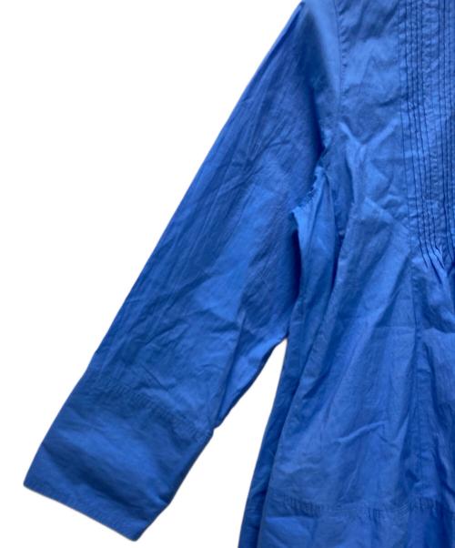 Curensology（カレンソロジー）Curensology (カレンソロジー) エアリーフレアブラウス ブルー サイズ:Mの古着・服飾アイテム