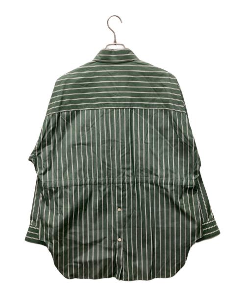 PHEENY（フィーニー）PHEENY (フィーニー) standard over shirt/スタンダードオーバーシャツ グリーン サイズ:Fの古着・服飾アイテム