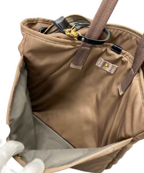 PORTER GIRL（ポーターガール）PORTER GIRL (ポーターガール) SHEA TOTE BAG(L) ベージュの古着・服飾アイテム