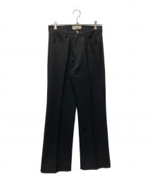 Oblada（オブラダ）の古着「DINNER PANTS センタープレスパンツ」｜ブラック