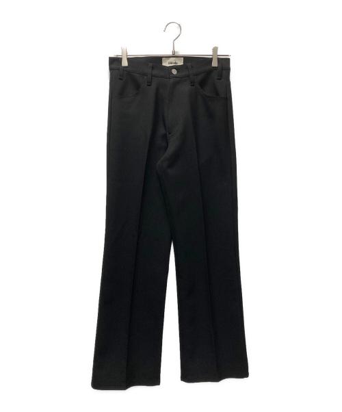 Oblada（オブラダ）Oblada (オブラダ) DINNER PANTS センタープレスパンツ ブラック サイズ:Sの古着・服飾アイテム