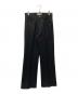 Oblada（オブラダ）の古着「DINNER PANTS センタープレスパンツ」｜ブラック