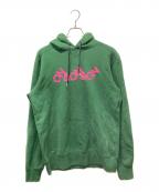 sacaiサカイ）の古着「On＆On＆On Print Hoodi」｜グリーン