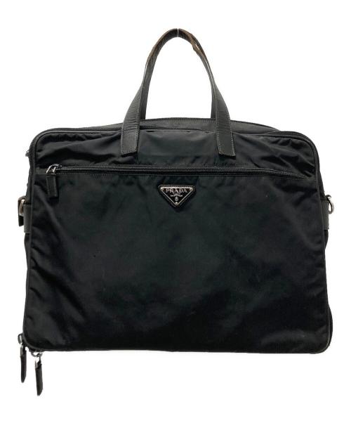 PRADA（プラダ）PRADA (プラダ) ナイロンブリーフケース ブラックの古着・服飾アイテム