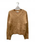 SATURセター）の古着「Essen Two Tone Mohair Blend Knit」｜ブラウン
