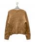 SATUR (セター) Essen Two Tone Mohair Blend Knit ブラウン サイズ:WS：11000円