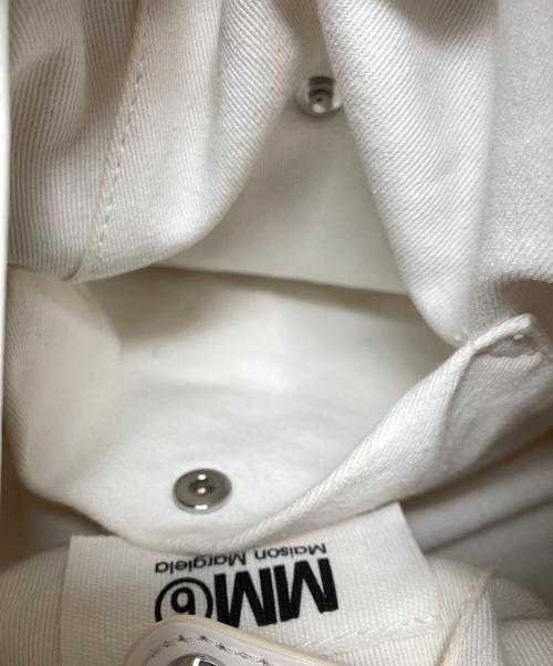 MM6 Maison Margiela（エムエムシックスメゾンマルジェラ）MM6 Maison Margiela (エムエムシックスメゾンマルジェラ) ジャパニーズトートバッグ/グラフィックプリントバッグ ホワイトの古着・服飾アイテム