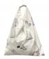 MM6 Maison Margiela（エムエムシックスメゾンマルジェラ）の古着「ジャパニーズトートバッグ/グラフィックプリントバッグ」｜ホワイト