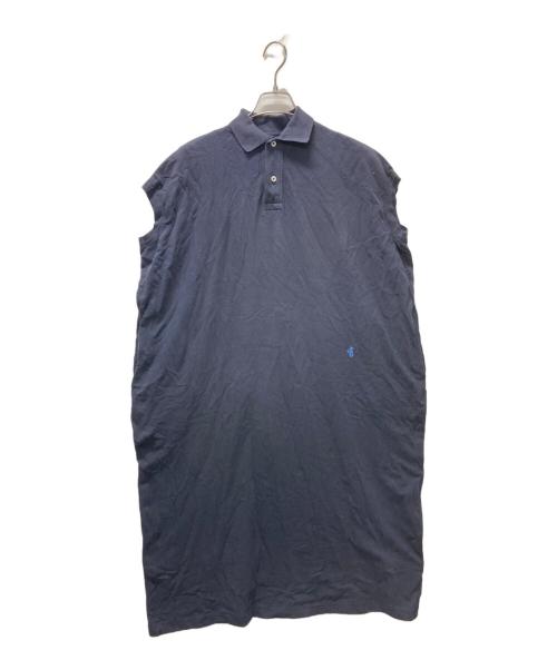 45R（フォーティファイブ・アール）45R (フォーティファイブ・アール) カノコのMポロドレス ネイビー サイズ:表記無しの古着・服飾アイテム