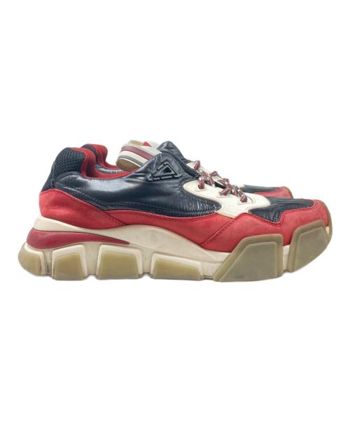 Salvatore Ferragamo（サルヴァトーレ フェラガモ）Salvatore Ferragamo (サルヴァトーレ フェラガモ) ガンチーニスニーカー レッド サイズ:7Mの古着・服飾アイテム