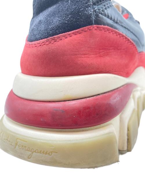 Salvatore Ferragamo（サルヴァトーレ フェラガモ）Salvatore Ferragamo (サルヴァトーレ フェラガモ) ガンチーニスニーカー レッド サイズ:7Mの古着・服飾アイテム