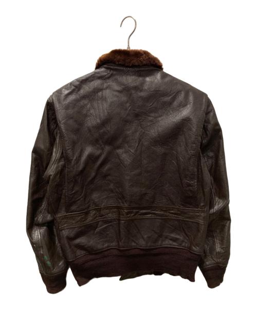 L.W.FOSTER SPORTSWEAR（エル・ダブリュー・フォスター・スポーツウェア）L.W.FOSTER SPORTSWEAR (エル・ダブリュー・フォスター・スポーツウェア) G-1フライトジャケット ブラウン サイズ:42の古着・服飾アイテム