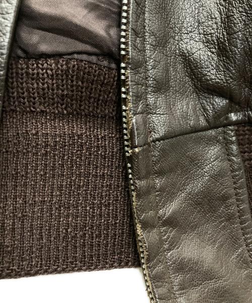 L.W.FOSTER SPORTSWEAR（エル・ダブリュー・フォスター・スポーツウェア）L.W.FOSTER SPORTSWEAR (エル・ダブリュー・フォスター・スポーツウェア) G-1フライトジャケット ブラウン サイズ:42の古着・服飾アイテム