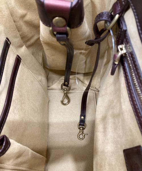 GANZO（ガンゾ）GANZO (ガンゾ) GUDオープントートバッグ バーガンディーの古着・服飾アイテム