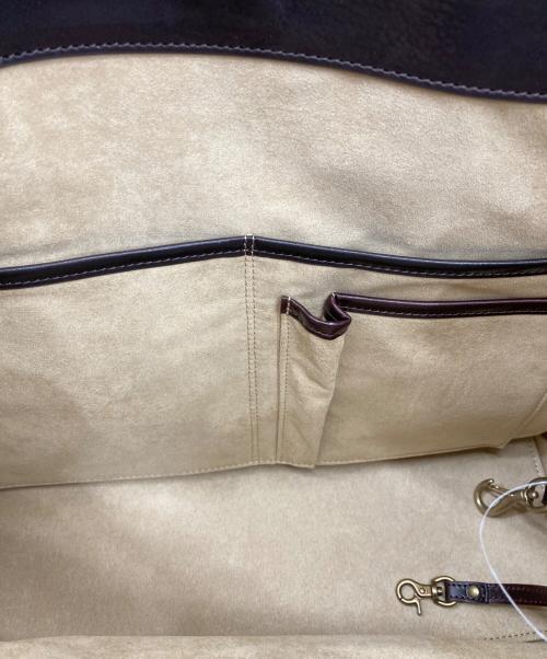 GANZO（ガンゾ）GANZO (ガンゾ) GUDオープントートバッグ バーガンディーの古着・服飾アイテム