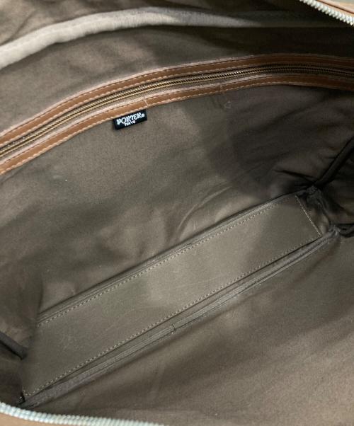 PORTER（ポーター）PORTER (ポーター) 2WAYレザーブリーフケース ブラウンの古着・服飾アイテム