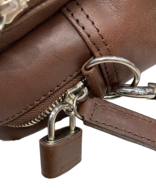 PORTER（ポーター）PORTER (ポーター) 2WAYレザーブリーフケース ブラウンの古着・服飾アイテム