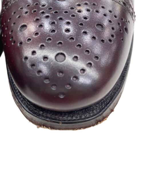 Crockett & Jones（クロケット＆ジョーンズ）Crockett & Jones (クロケット＆ジョーンズ) ウィングチップシューズ バーガンディー サイズ:7Eの古着・服飾アイテム