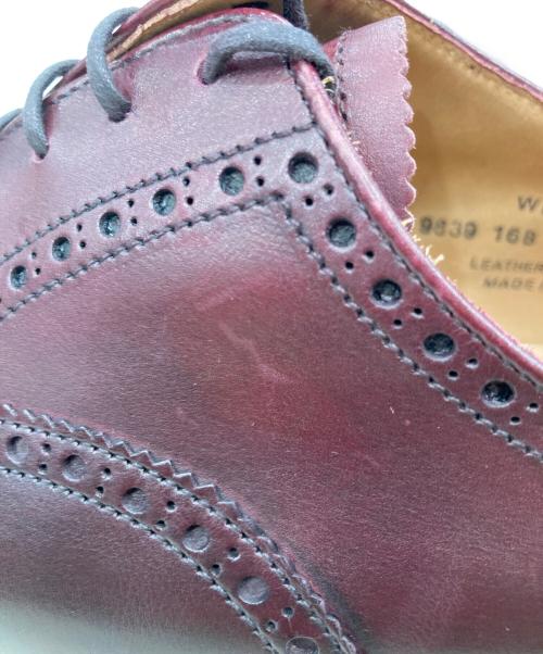 Crockett & Jones（クロケット＆ジョーンズ）Crockett & Jones (クロケット＆ジョーンズ) ウィングチップシューズ バーガンディー サイズ:7Eの古着・服飾アイテム