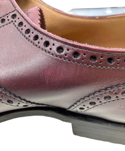 Crockett & Jones（クロケット＆ジョーンズ）Crockett & Jones (クロケット＆ジョーンズ) ウィングチップシューズ バーガンディー サイズ:7Eの古着・服飾アイテム