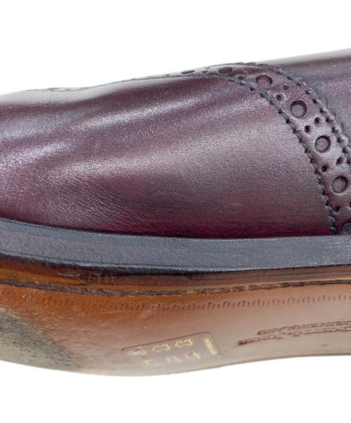 Crockett & Jones（クロケット＆ジョーンズ）Crockett & Jones (クロケット＆ジョーンズ) ウィングチップシューズ バーガンディー サイズ:7Eの古着・服飾アイテム