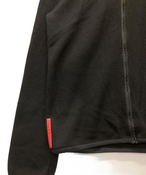 PRADA SPORTS（プラダスポーツ）PRADA SPORTS (プラダスポーツ) フルジップニットジャケット ブラック サイズ:52の古着・服飾アイテム