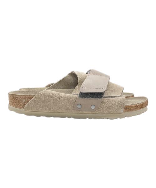 BIRKENSTOCK（ビルケンシュトック）BIRKENSTOCK (ビルケンシュトック) KYOTO スエードサンダル ベージュ サイズ:26.5cmの古着・服飾アイテム