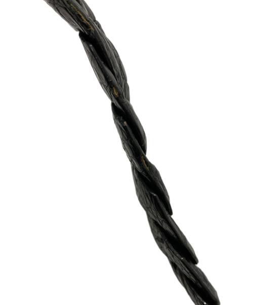 NANCY GONZALEZ（ナンシーゴンザレス）NANCY GONZALEZ (ナンシーゴンザレス) クロコハンドバッグ ブラックの古着・服飾アイテム