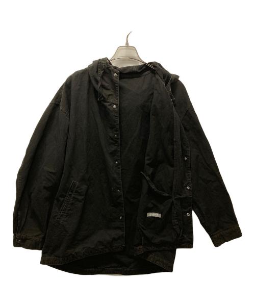 confect（コンフェクト）confect (コンフェクト) コットンヘンプ セーリングパーカー ブラック サイズ:Freeの古着・服飾アイテム