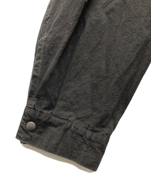 confect（コンフェクト）confect (コンフェクト) コットンヘンプ セーリングパーカー ブラック サイズ:Freeの古着・服飾アイテム