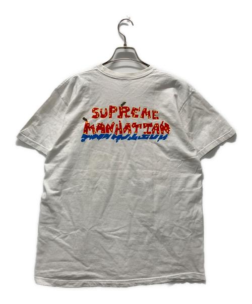 SUPREME（シュプリーム）SUPREME (シュプリーム) Manhattan Tee ホワイト サイズ:Mの古着・服飾アイテム