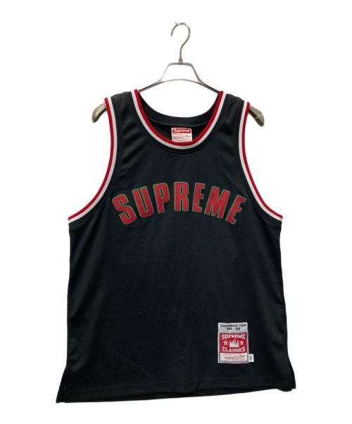 SUPREME（シュプリーム）SUPREME (シュプリーム) MITCHELL & NESS (ミッチェルアンドネス) Basketball Jersey ブラック サイズ:Mの古着・服飾アイテム