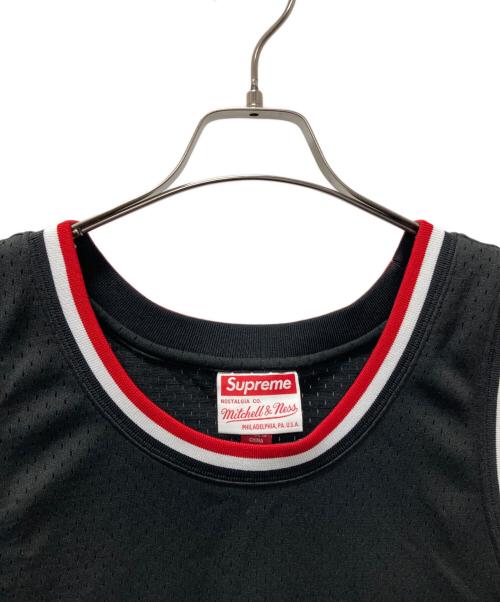 SUPREME（シュプリーム）SUPREME (シュプリーム) MITCHELL & NESS (ミッチェルアンドネス) Basketball Jersey ブラック サイズ:Mの古着・服飾アイテム