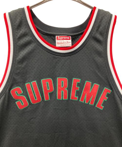 SUPREME（シュプリーム）SUPREME (シュプリーム) MITCHELL & NESS (ミッチェルアンドネス) Basketball Jersey ブラック サイズ:Mの古着・服飾アイテム