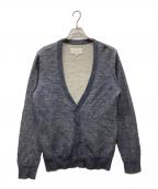 Maison Margielaメゾンマルジェラ）の古着「ウールリネンカーディガン」｜グレー