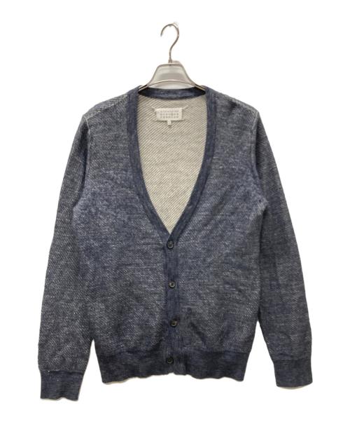 Maison Margiela（メゾンマルジェラ）Maison Margiela (メゾンマルジェラ) ウールリネンカーディガン グレー サイズ:Mの古着・服飾アイテム