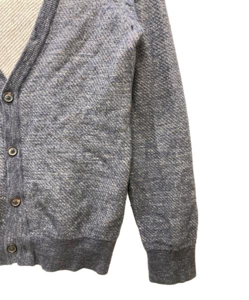 Maison Margiela（メゾンマルジェラ）Maison Margiela (メゾンマルジェラ) ウールリネンカーディガン グレー サイズ:Mの古着・服飾アイテム