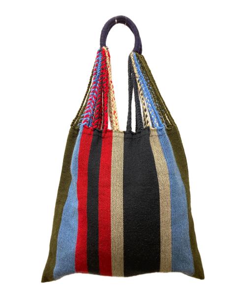 MARNI（マルニ）MARNI (マルニ) ハンモックバッグ ブラック×ブルーの古着・服飾アイテム