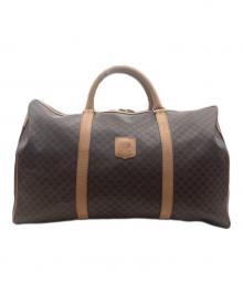 CELINE（セリーヌ）の古着「マカダム柄ボストンバッグ」｜ブラウン